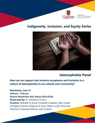 Islamophobia Panel Poster