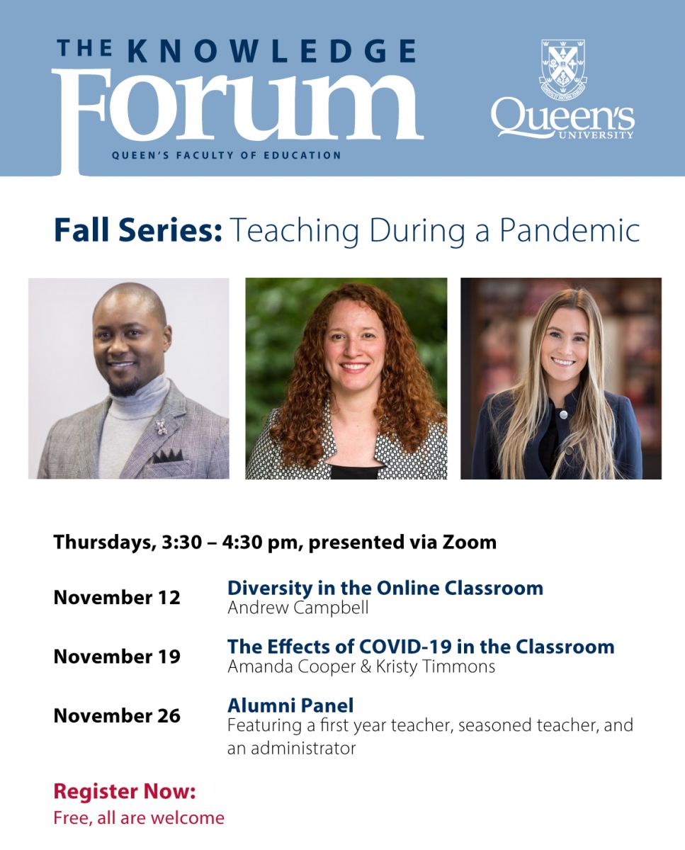 Knowledge Forum Fall Series Poster