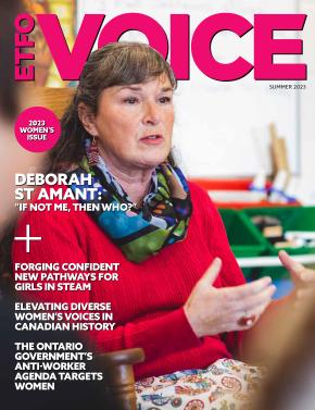 ETFO Voice cover with Deb St Amant