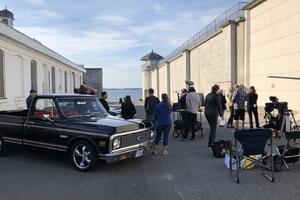 Queen’s Film & Media students working on past productions under the Practicum