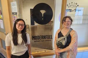Chelsea and Amelia at Modern Fuel