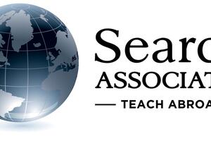 Search Associates logo with a globe and the phrase "Teach Abroad."