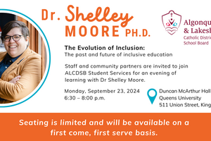 Dr Shelley Moore PHD The Evolution of inclusion info 