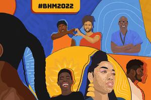 Black Canadians presented in an artistic way