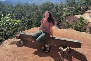Gabrielle Pulver hiking
