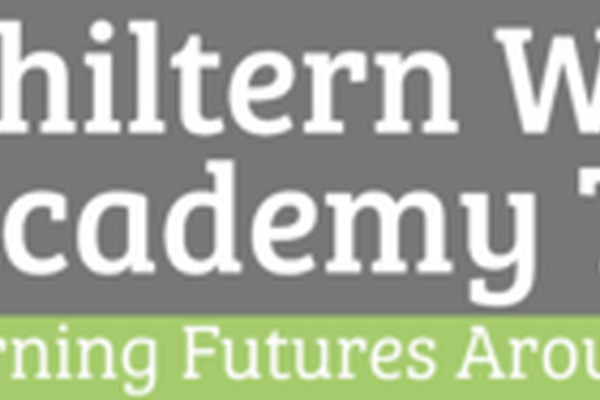 Chiltern Way Academy Trust: Turning Futures Around logo with a leaf that is slightly folded. 