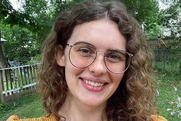 Emily Duncan smiles at camera 