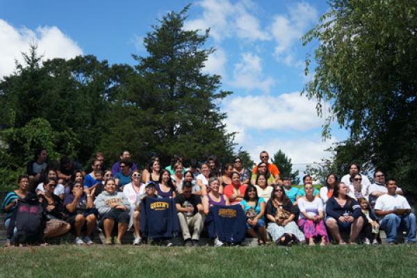 group of ITEP students outside