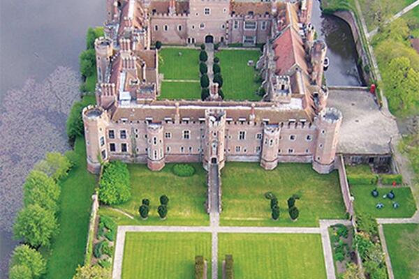 Bader Castle aerial view 