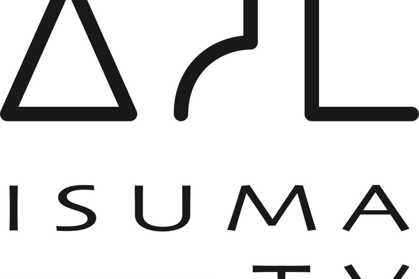 Isuma TV logo with Inuktut characters.