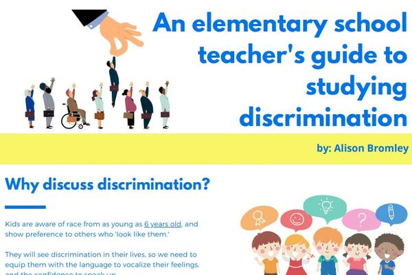 An elementary school teacher's guide to studying discrimination