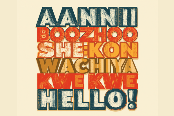 a picture textually depicting 'hello' in different languages