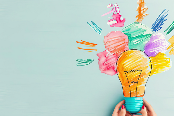 a light bulb drawing depicting ideas