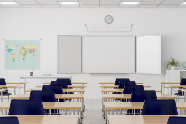 a picture of a classroom