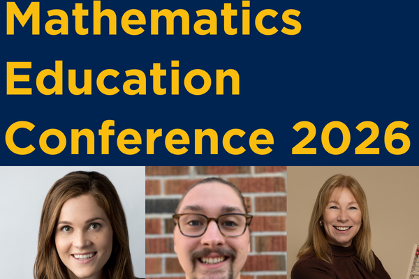 Canadian Early Mathematics Education Confernce 2026 with three images of people