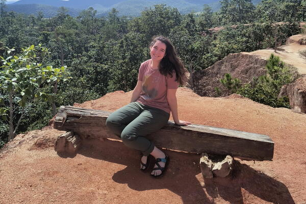 Gabrielle Pulver hiking