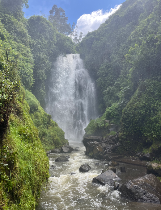 Taxopamba Waterfall - Otavalo