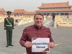 Nathan Cheney in Beijing China for international student recruitment