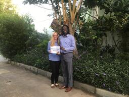 Shawn Solomon and Jory Bolton (B.Ed.’16) currently teaching at the American School of Kuwait.