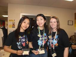 Rachel Su, Cheryl Lee-Yow, and Haley Clark