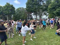 BEd students participating in dance
