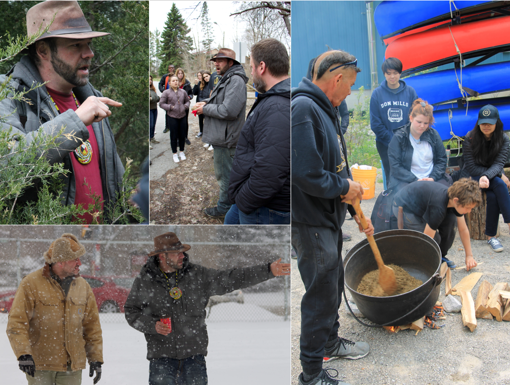 Dan Kunanec using traditional farming methodologies