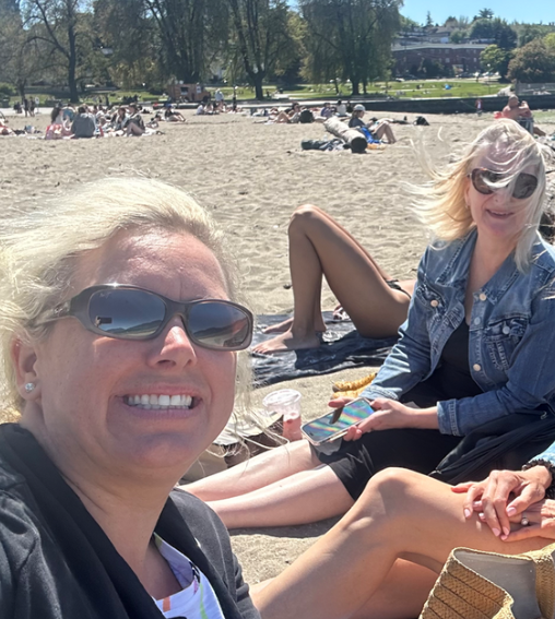 Michelle Searle and Patty Douglas in BC