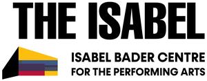 The Isabel logo. It reads "Isabel Bader Centre for the Performing Arts."