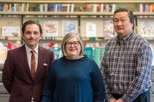 Our Deans: Dr. Rebecca Luce-Kapler, Dr. Theodore Christou and Dr. Peter Chin at the Faculty of Education