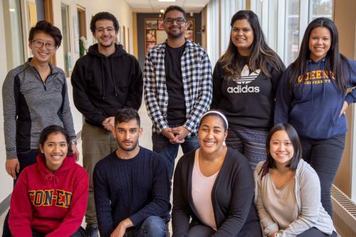 "Group photo of the founding members of the Teacher Candidates of Colour"