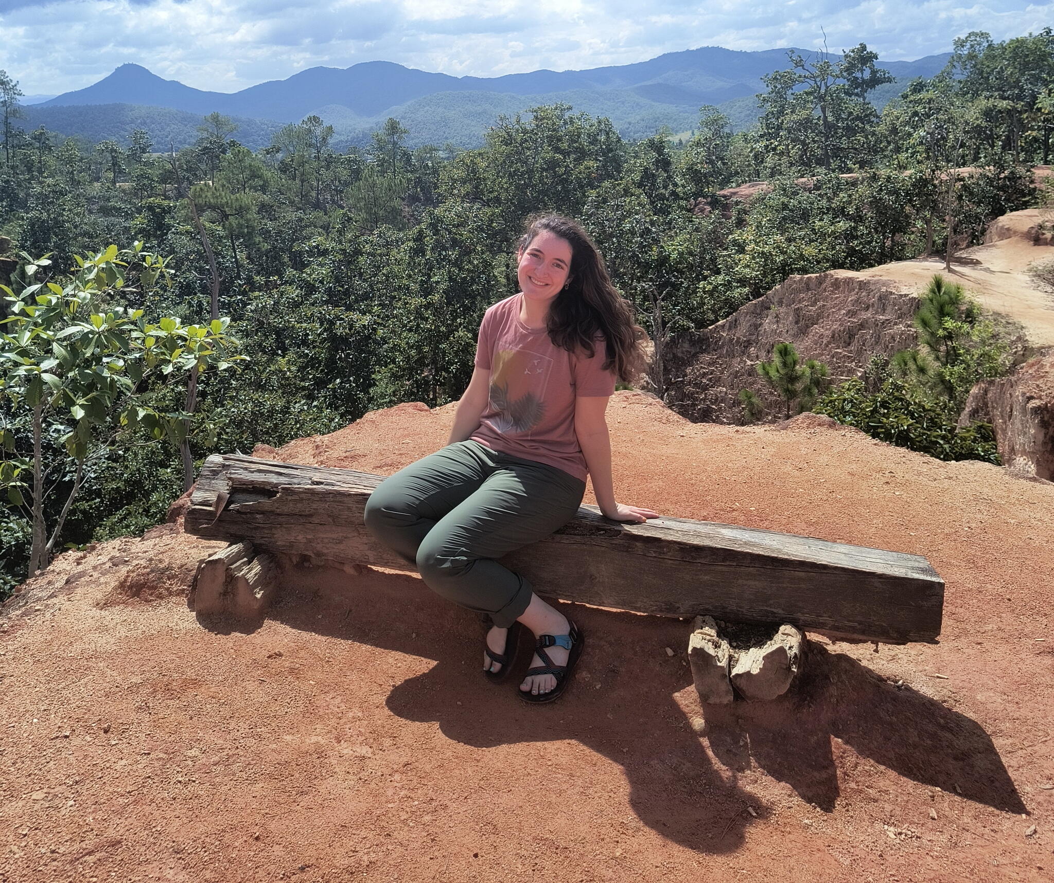 Gabrielle Pulver hiking