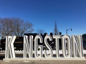 Kingston Sign and Train